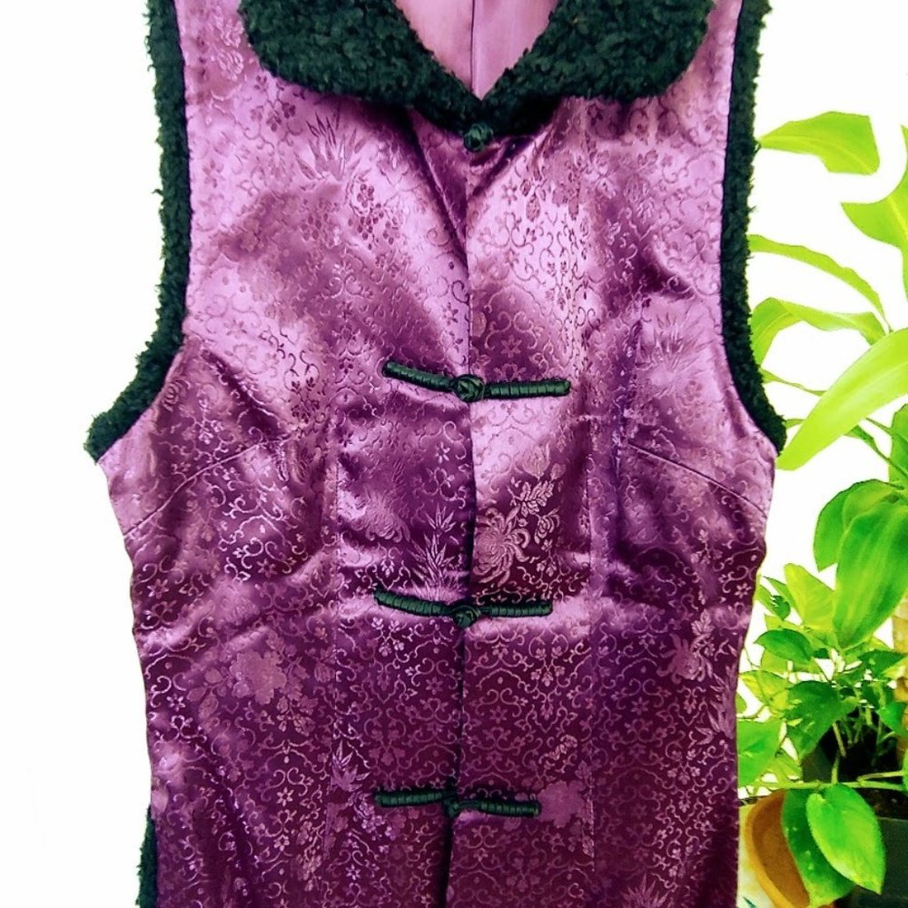 Vintage Shangdong Silk Vest